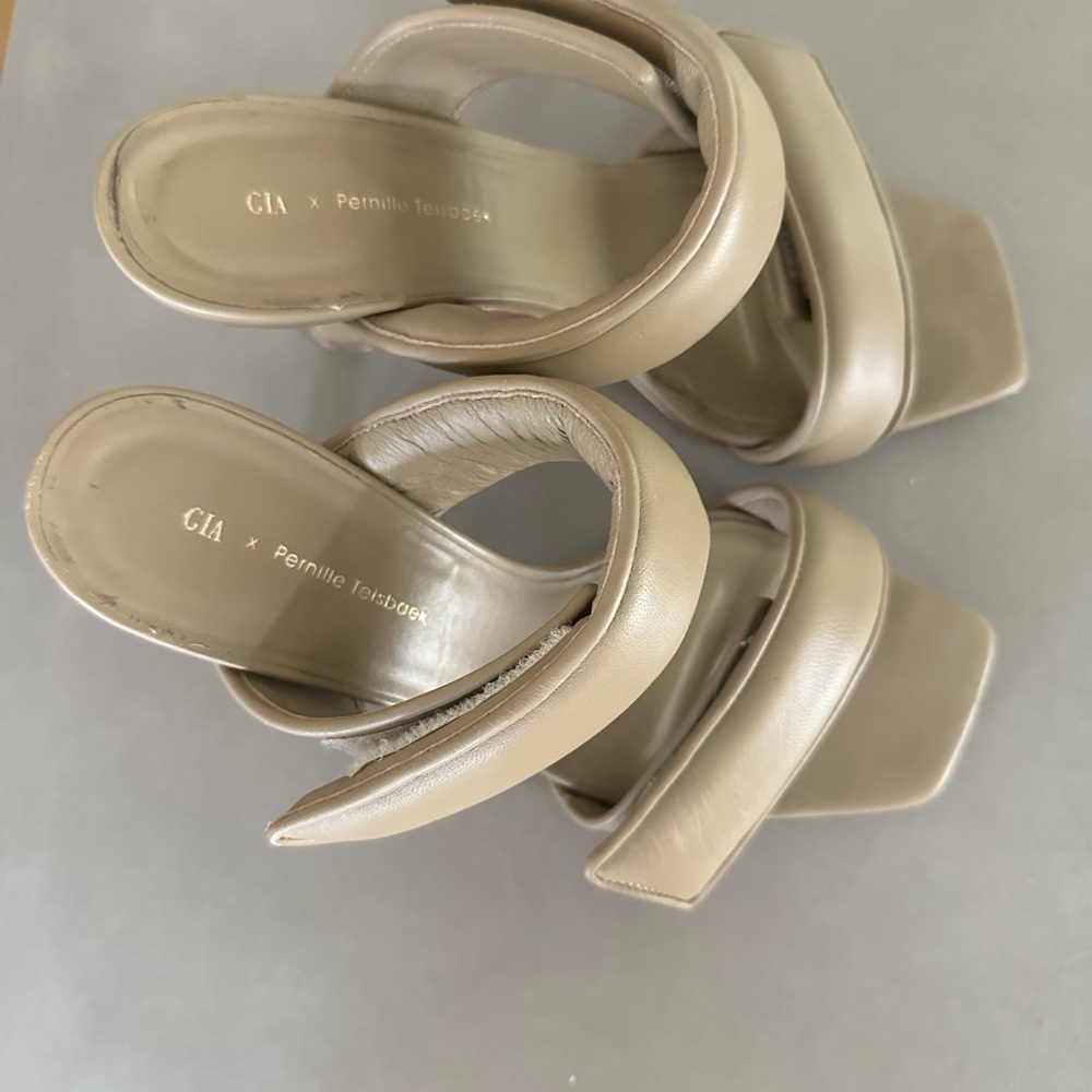 Gia Borghini x Pernille Teisbach Olive Heel Sandals